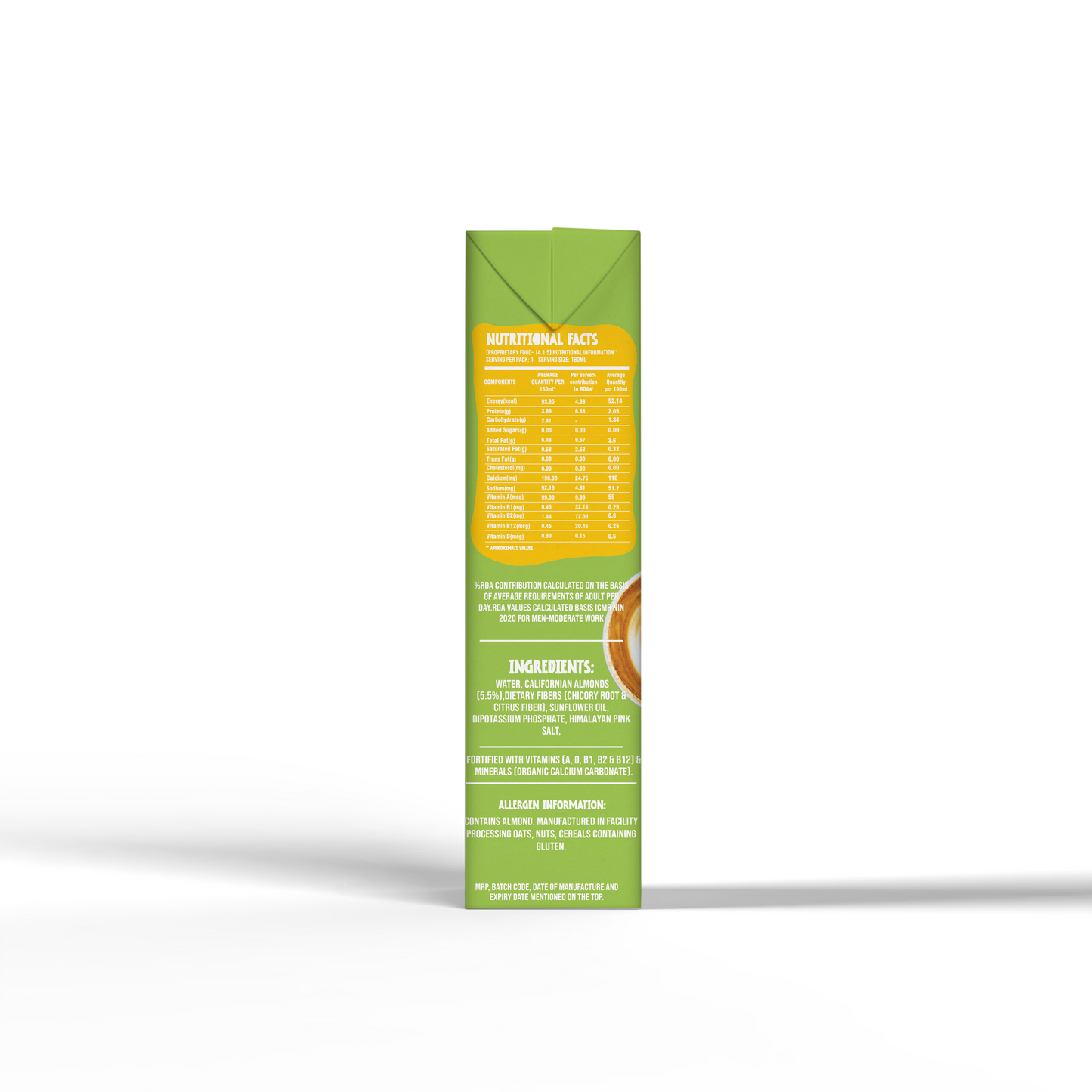 Almond Milk Barista Super Saver Pack - 180 ML