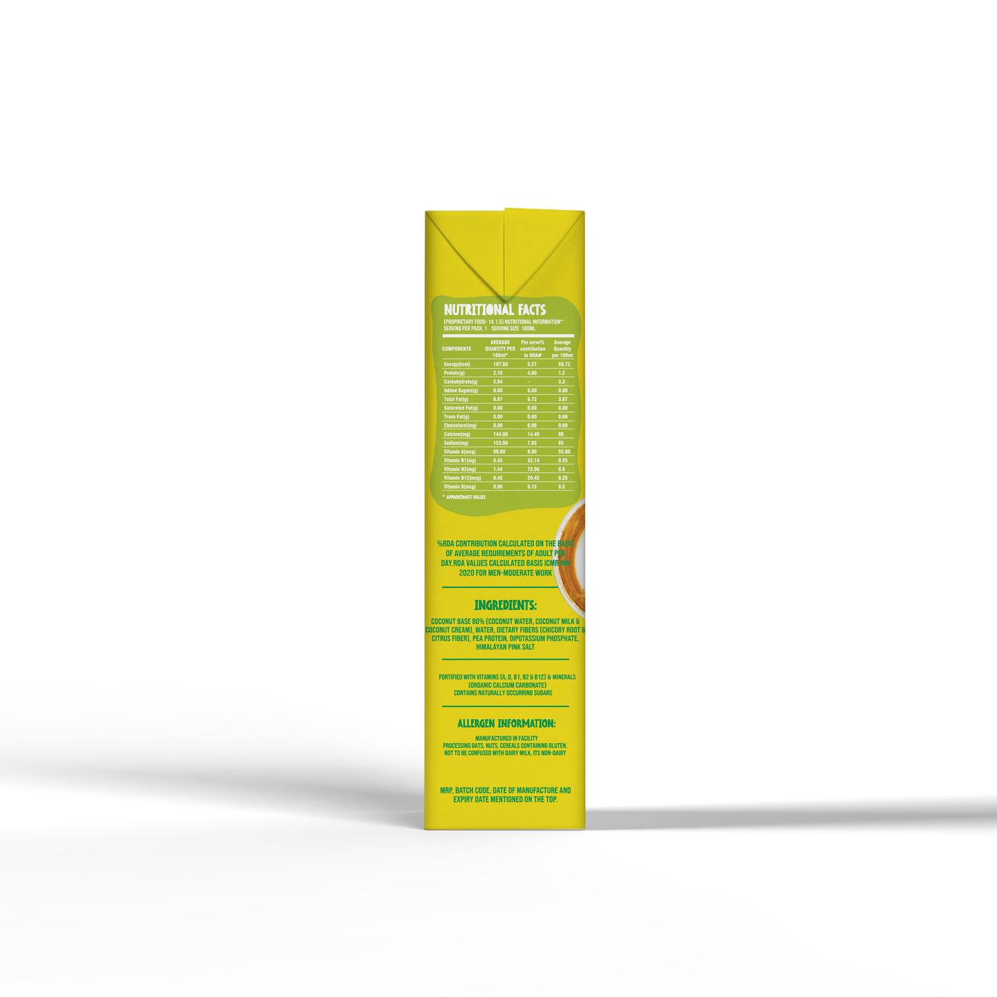 Coconut Drink Barista Super Saver Pack - 180 ML