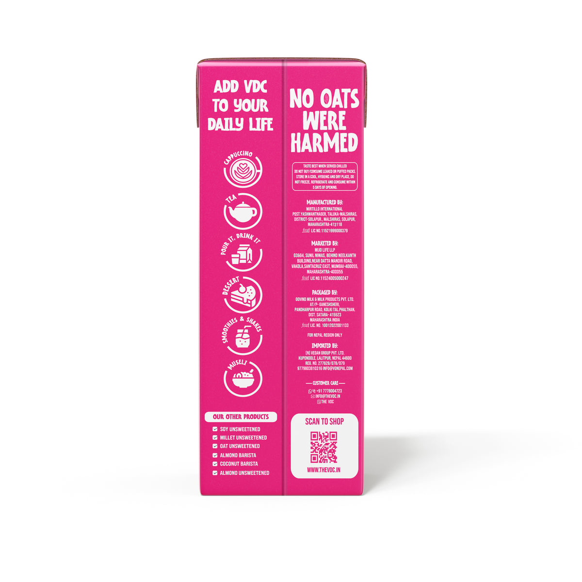 Oat Milk Barista Super Saver Pack - 180 ML