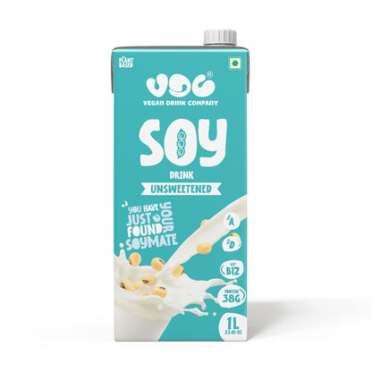 Soy Milk Unsweetened Super Saver Pack - 1 Ltr