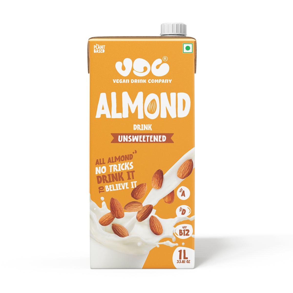 Almond Milk Unsweetened Super Saver Pack - 1 Ltr