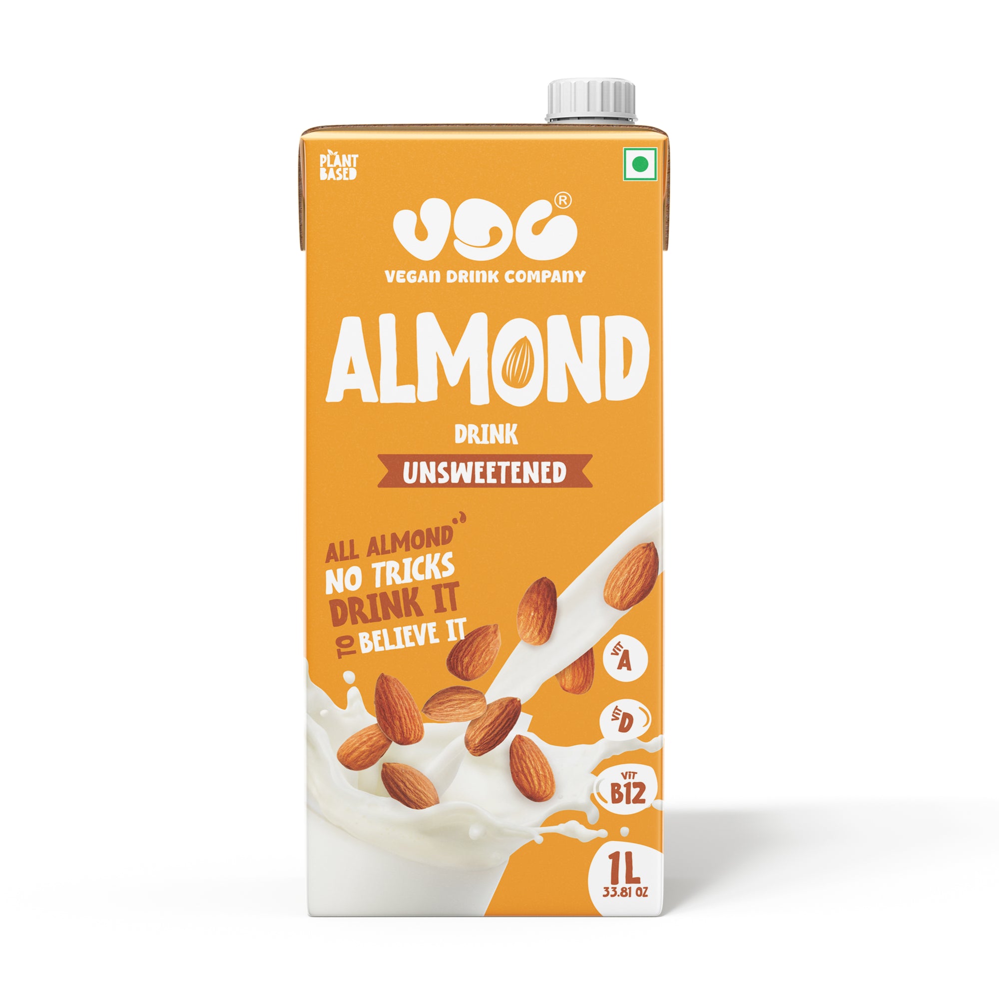 Almond Milk Unsweetened Super Saver Pack - 1 Ltr